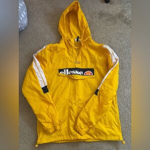 Ellesse Yellow Windbreaker Jacket | Men’s Medium